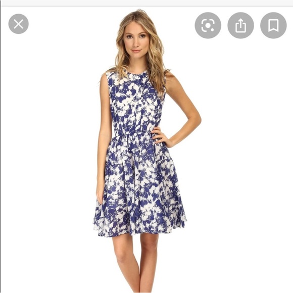 Rebecca Minkoff Open Back Abstract Print Sleeveless Dress Sz 2 - Picture 1 of 5
